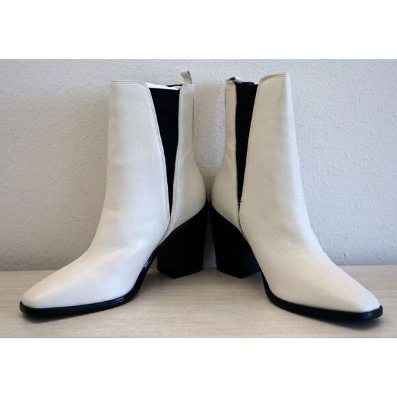 Marc Fisher LTD MLKRISTIE-150 Women Sz 9.5M Ivory Kristie High Heel Booties - Picture 7 of 12